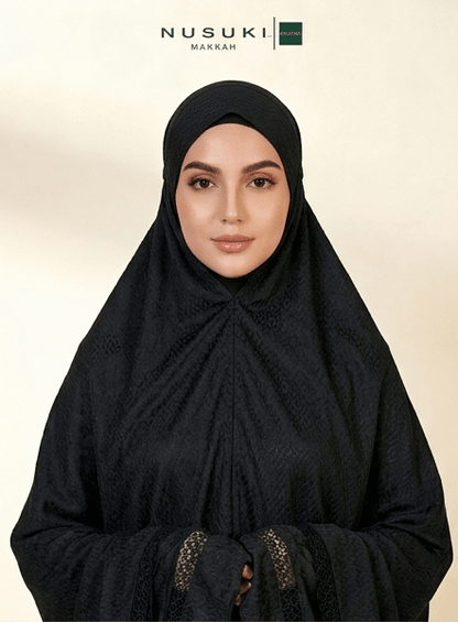 Joud Al-Turath Malaysian Prayerwear Set | Pitch Noir - | Nusuki MY