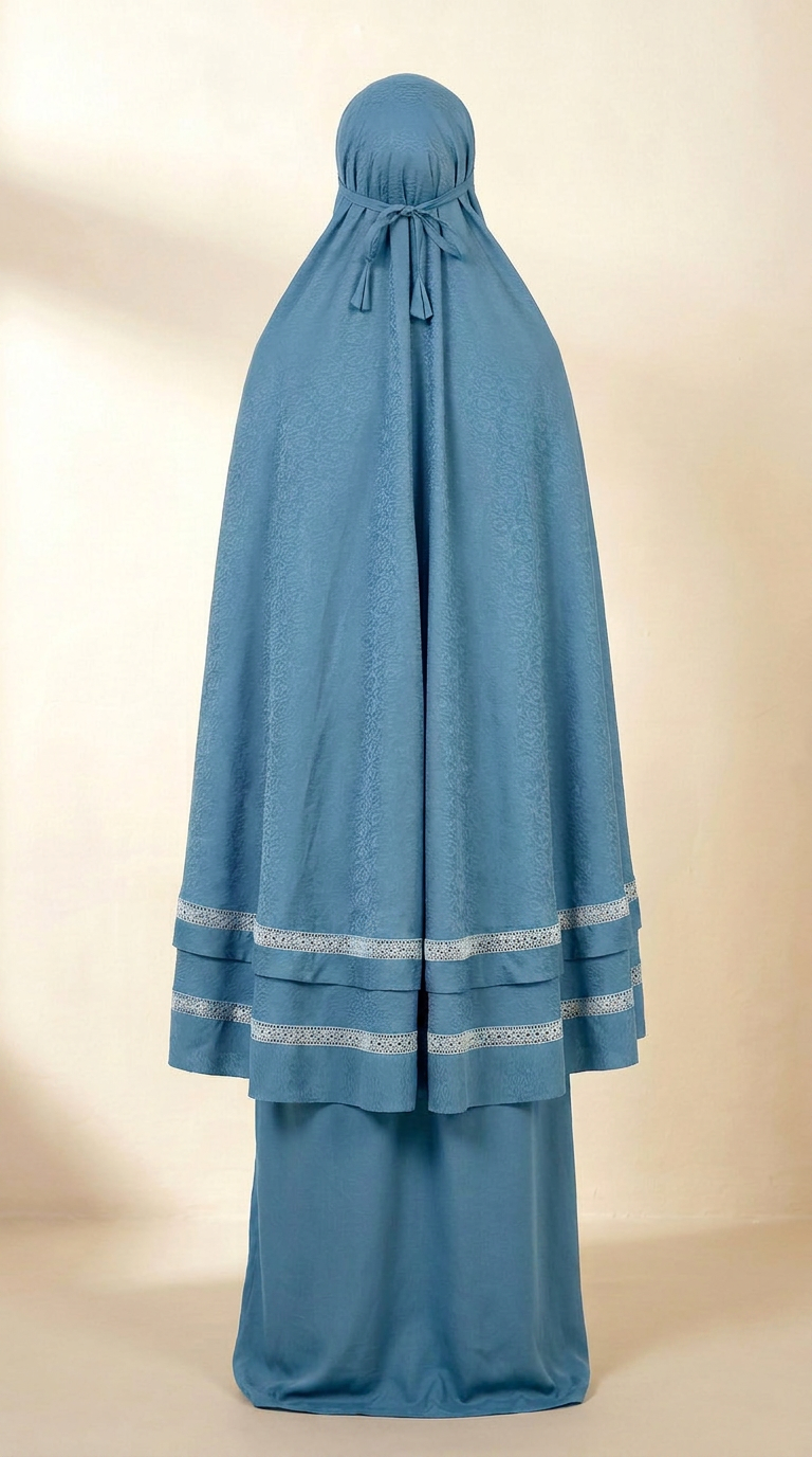Joud Al-Turath Malaysian Prayerwear Set | Sandy Blue