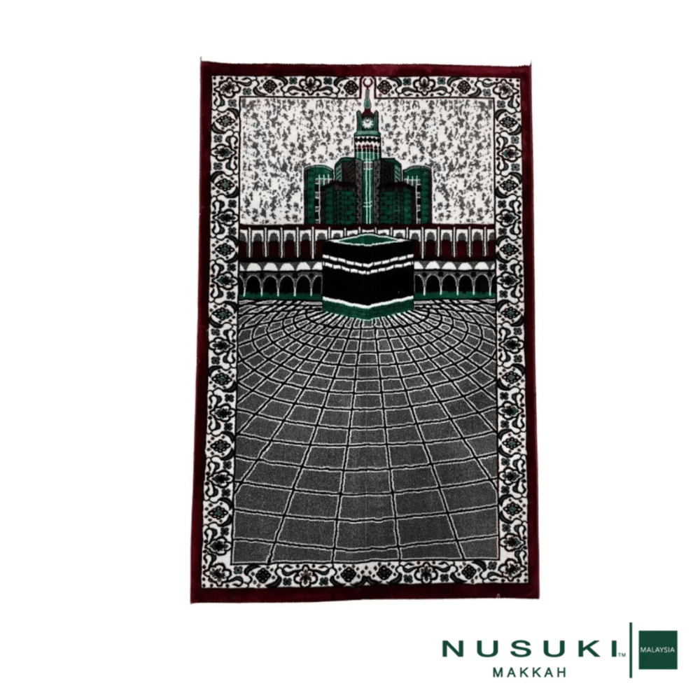 Makkah Clock Tower Prayer Mat - Prayer Mat | Nusuki MY