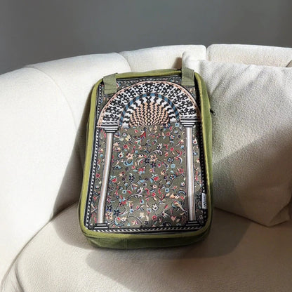 Minbar Al Rawda Prayer Mat with Handbag - Prayer Mat | Nusuki MY