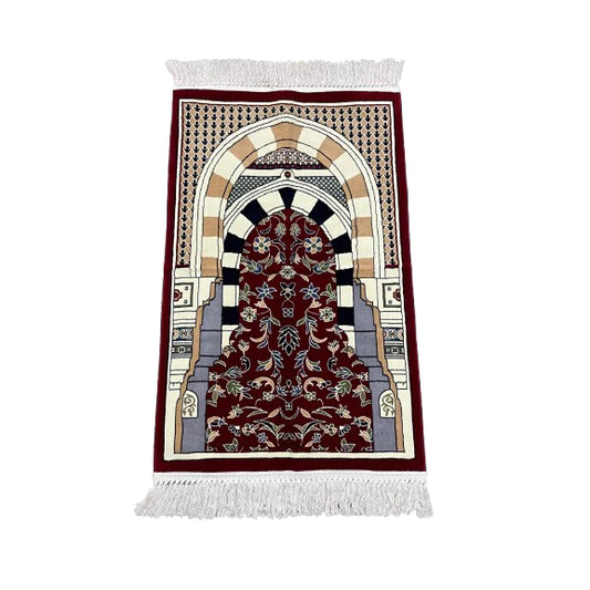 Al Rawda Entrance Gate Prayer Mat with bag