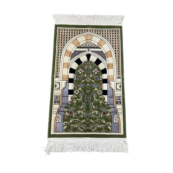 Al Rawda Entrance Gate Prayer Mat with bag