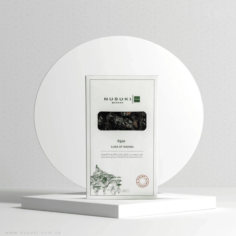 Premium Ajwa Dates from Madinah Farm 500 g - Dates | Nusuki MY
