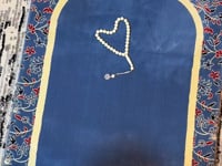 Al Imam Memory Foam Prayer Mat Blue