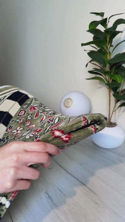 Al Rawda Al Sharifah Prayer Mat with Handbag