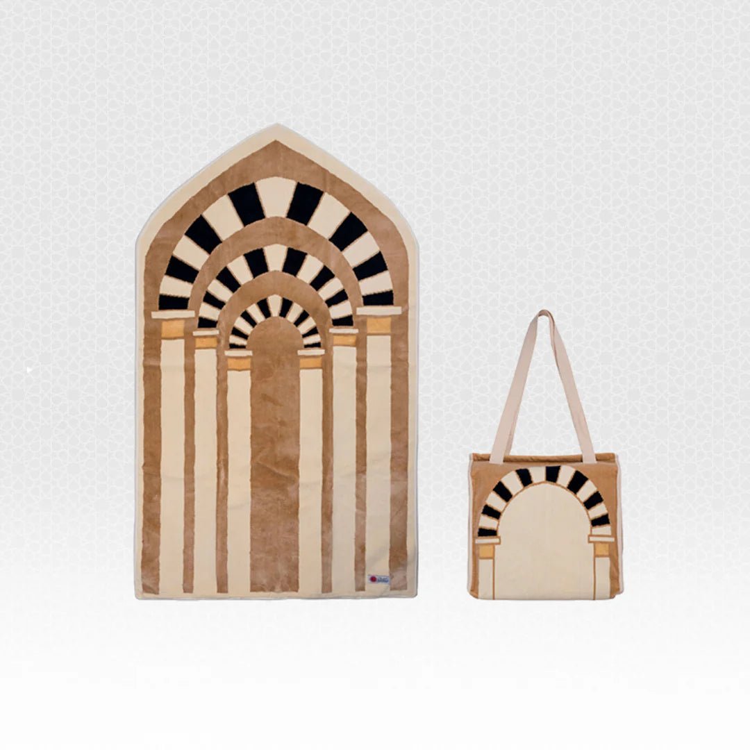 Prophet Mosque Archs Prayer Mat - Prayer Mat | Nusuki MY