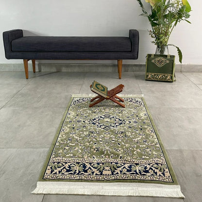 Rawdah Al - Haramain Prayer Mat with Handbag - Prayer Mat | Nusuki MY