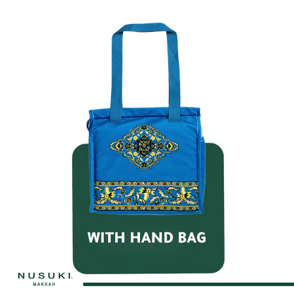 Rawdah Al - Haramain Prayer Mat with Handbag - Prayer Mat | Nusuki MY