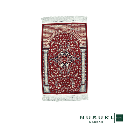 Rawdah Al Zahideen Prayer Mat with Handbag - Prayer Mat | Nusuki MY