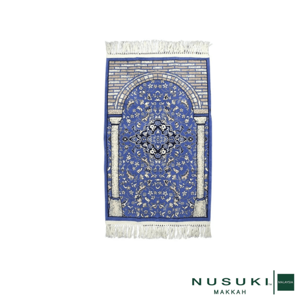Rawdah Al Zahideen Prayer Mat with Handbag - Prayer Mat | Nusuki MY