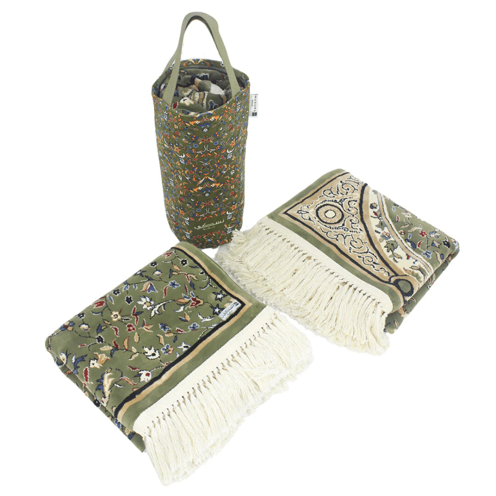 Rawdah Nusuki Prayer Mat with Handbag - Prayer Mat | Nusuki MY