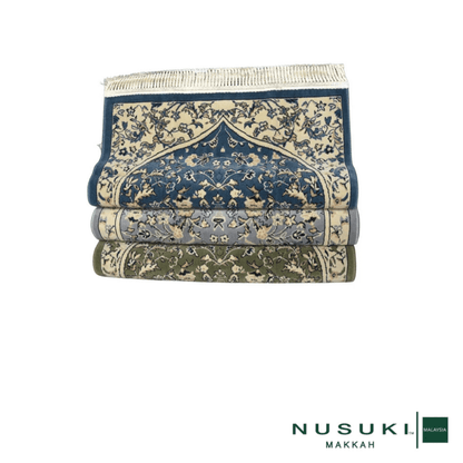 Riyadh Al Jannah Prayer Mat with Handbag - Prayer Mat | Nusuki MY