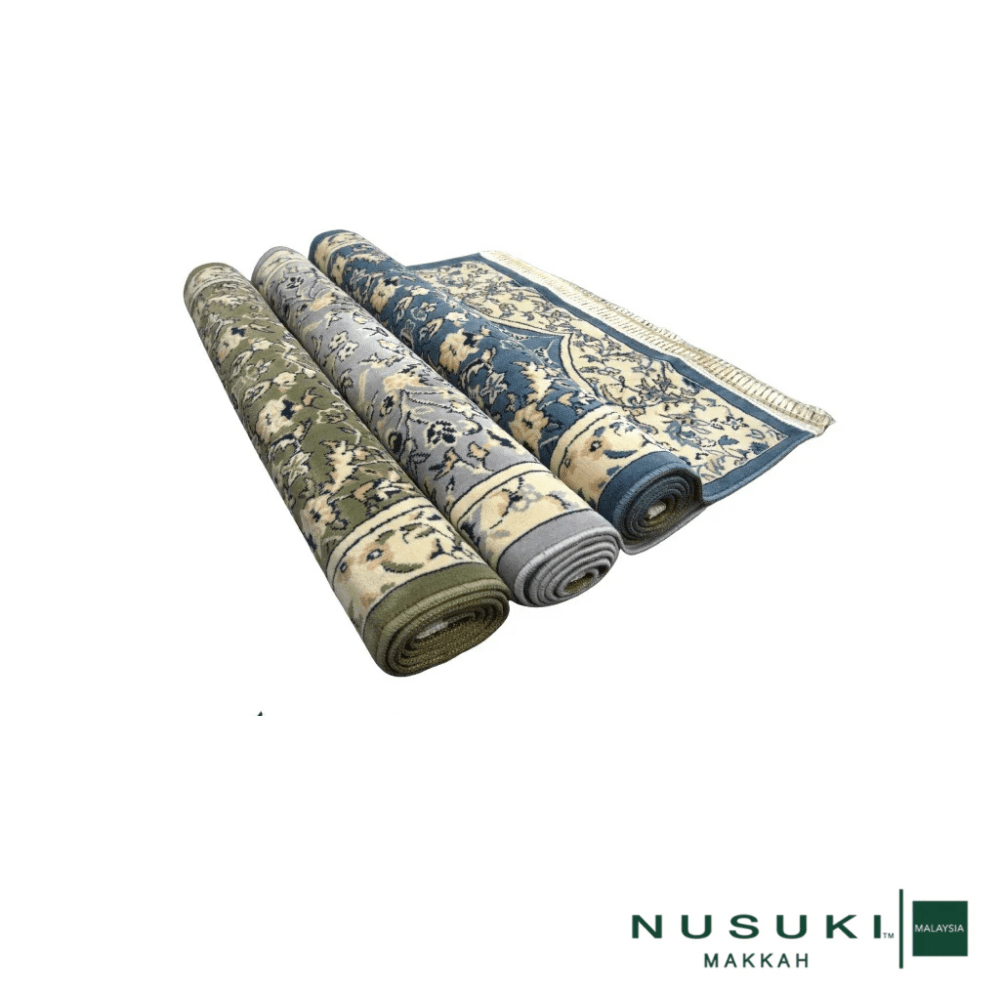 Riyadh Al Jannah Prayer Mat with Handbag - Prayer Mat | Nusuki MY