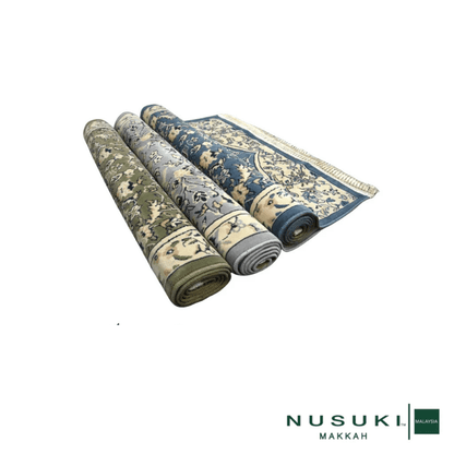 Riyadh Al Jannah Prayer Mat with Handbag - Prayer Mat | Nusuki MY
