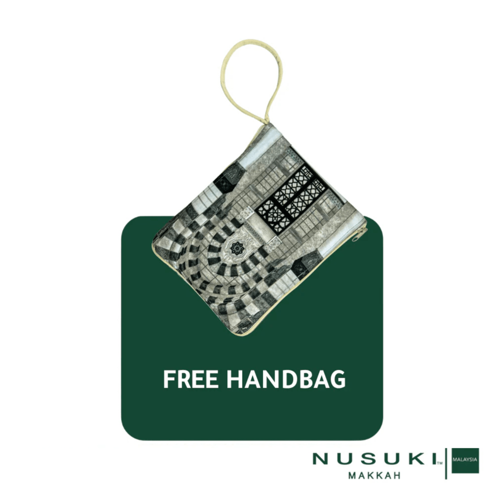 Single Arch Travel Prayer Mat With Handbag - Prayer Mat | Nusuki MY