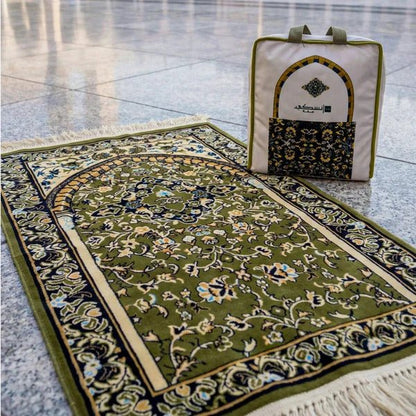 Taiba Luxury Prayer Mat with Handbag - | Nusuki MY