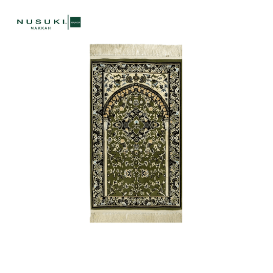 Taiba Luxury Prayer Mat with Handbag - | Nusuki MY