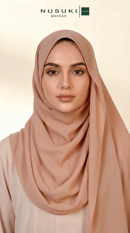 Urban Serenity Abaya Hijab Set | Dusty Sand - | Nusuki MY